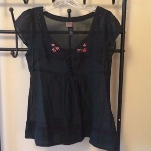 Anthropologie bohemian blouse